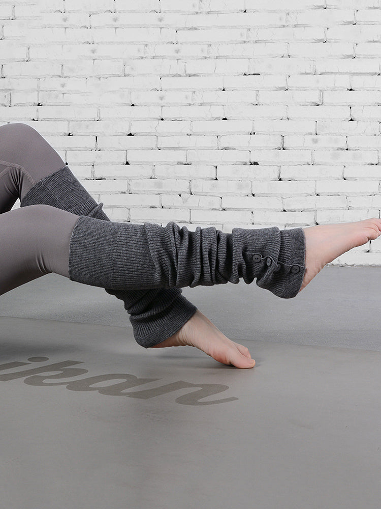 ヨガソックス リブニットレッグウォーマー ダンス バレエ ピラティス 靴下