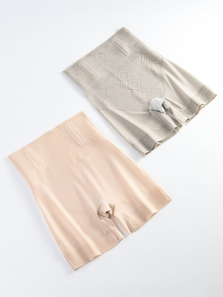 接触冷感 ハイウエスト ボディシェイパーショーツ ペチコートパンツ 見せパン