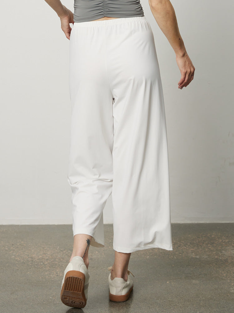 接触冷感 日焼け止め ワイドパンツ