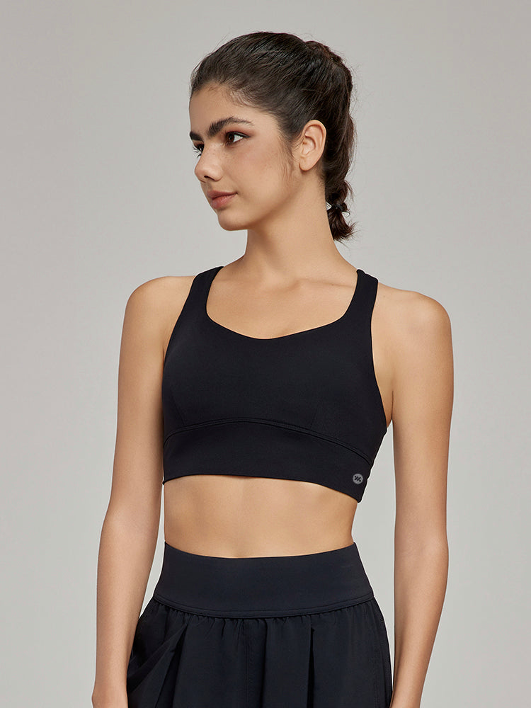 ウィーブバック 背中見せ スポーツブラ