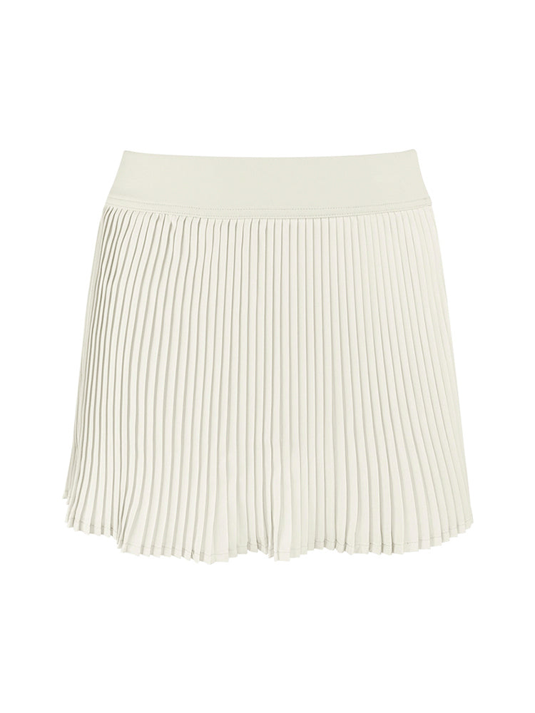 プリーツ インナー付きスカート