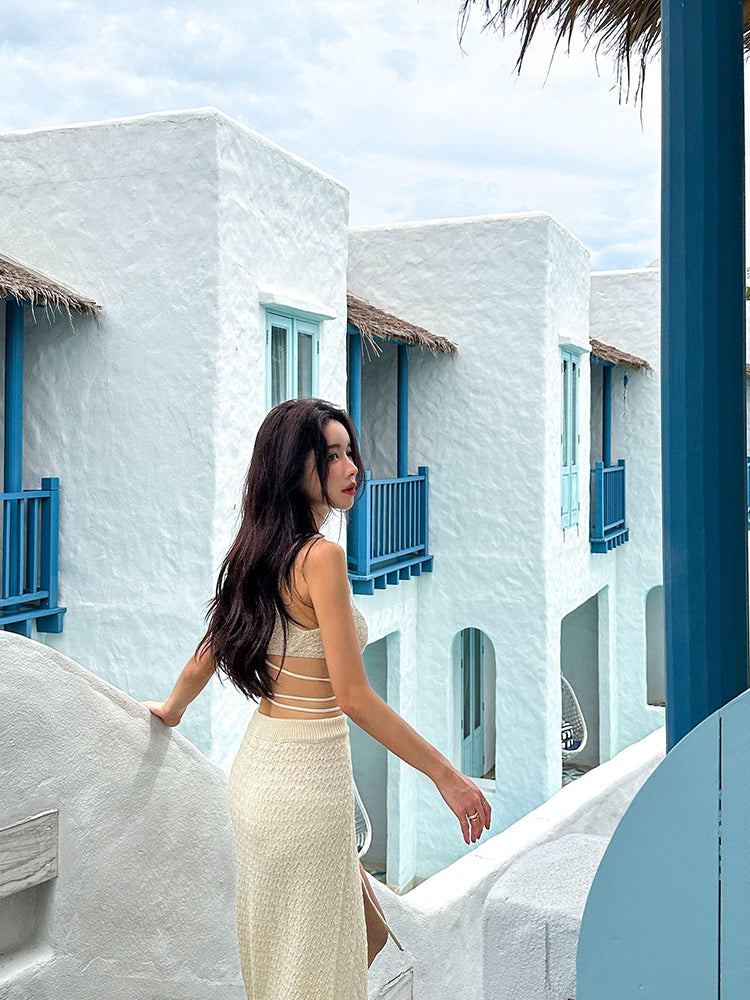 LIKEWILLOW 水着3点セット パレオ付き