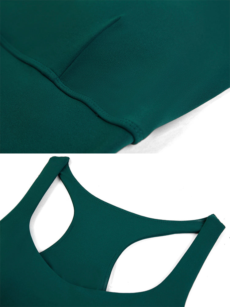 ウィーブバック 背中見せ スポーツブラ