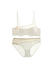 【エアリー】ソフトワイヤー ブラセット 薄手パッド