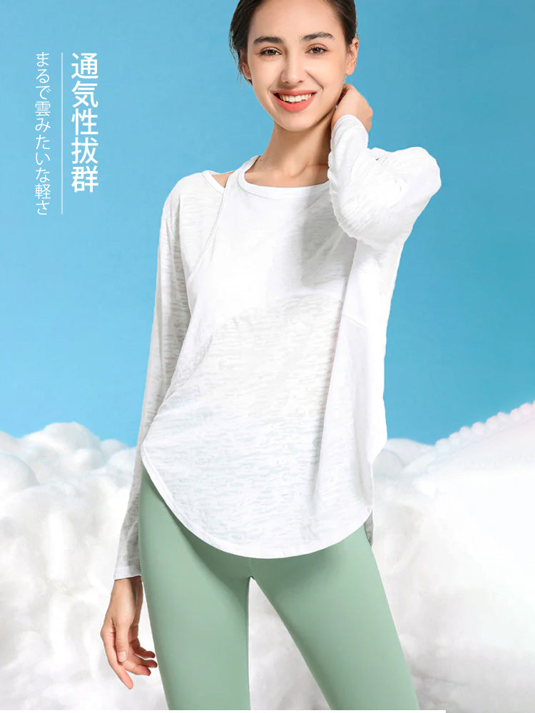 『新色追加』オープンショルダー 長袖