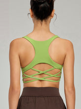 ウィーブバック 背中見せ スポーツブラ