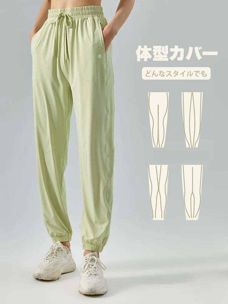 日焼け対策 冷感 ジョーガパンツ