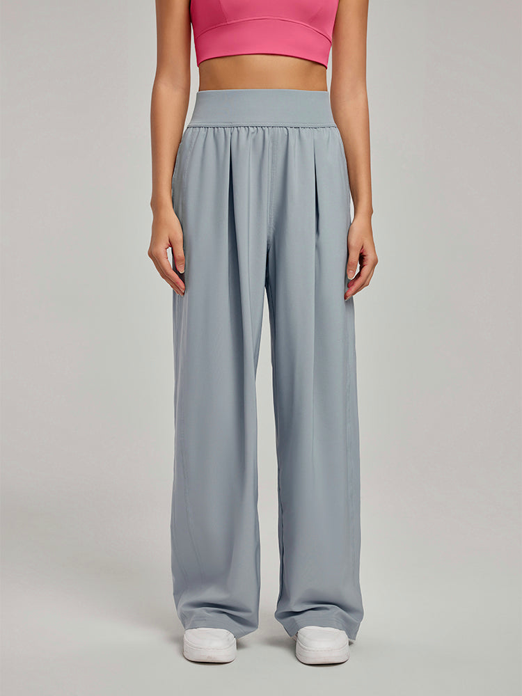 ハイウエストUVカットワイドパンツ