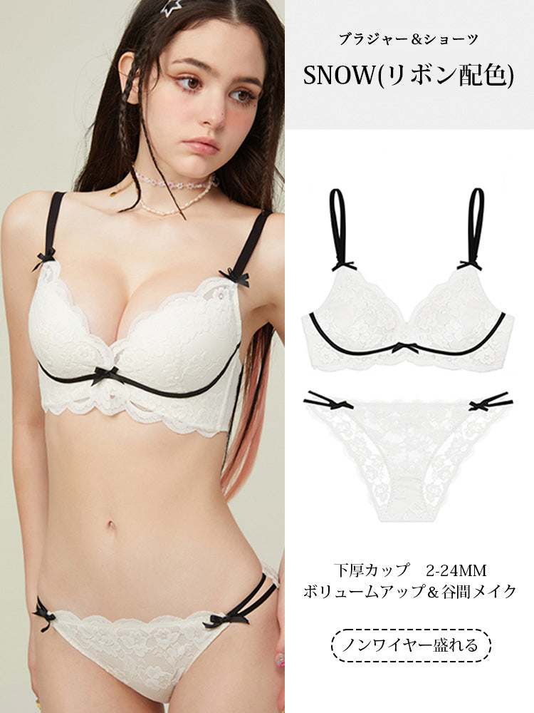 LIKEWILLOW 盛れるノンワイヤーブラ&ショーツ