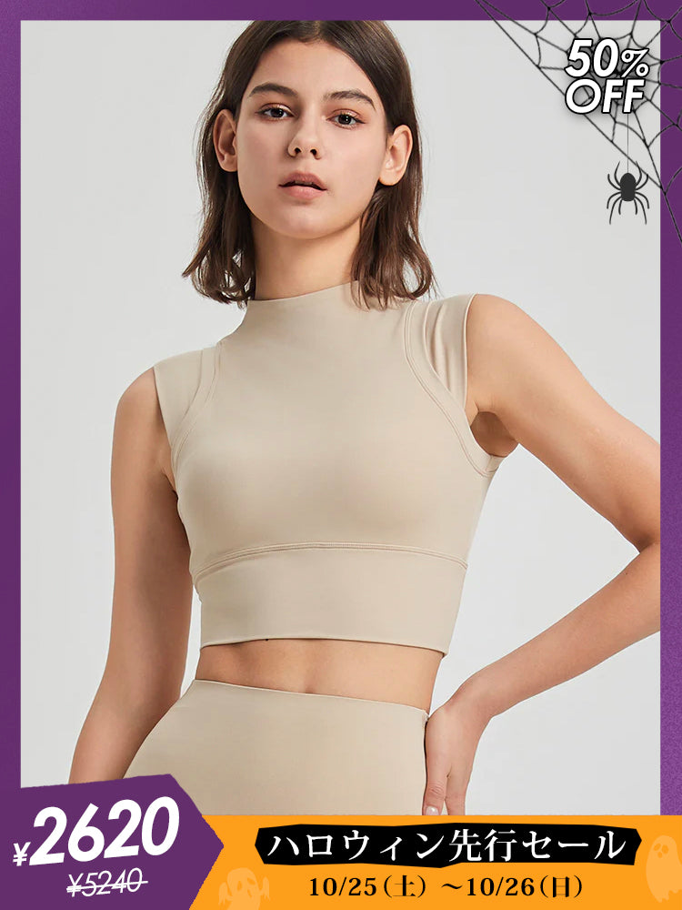 RUDY DOLL ハイネック クロップドジャケット　韓国 短丈 Y2K 十字架 ハイネックショートレザージャケット レディース Y2K[品番