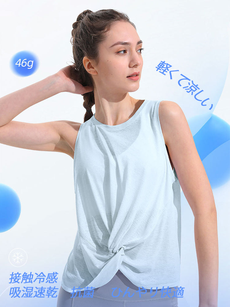 フロントクロス タンクトップ