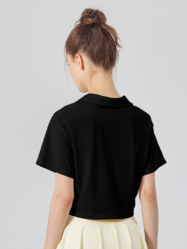 Vネック 半袖 日焼け止め Tシャツ
