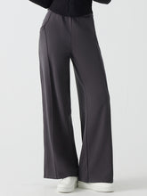 冬用 保温 ゆったり ワイドパンツ 裏起毛