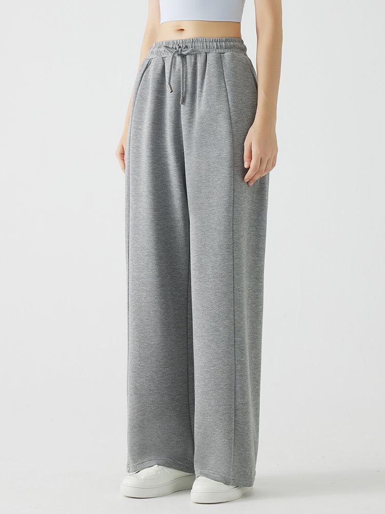 ソフトタッチ スウェットワイドパンツ