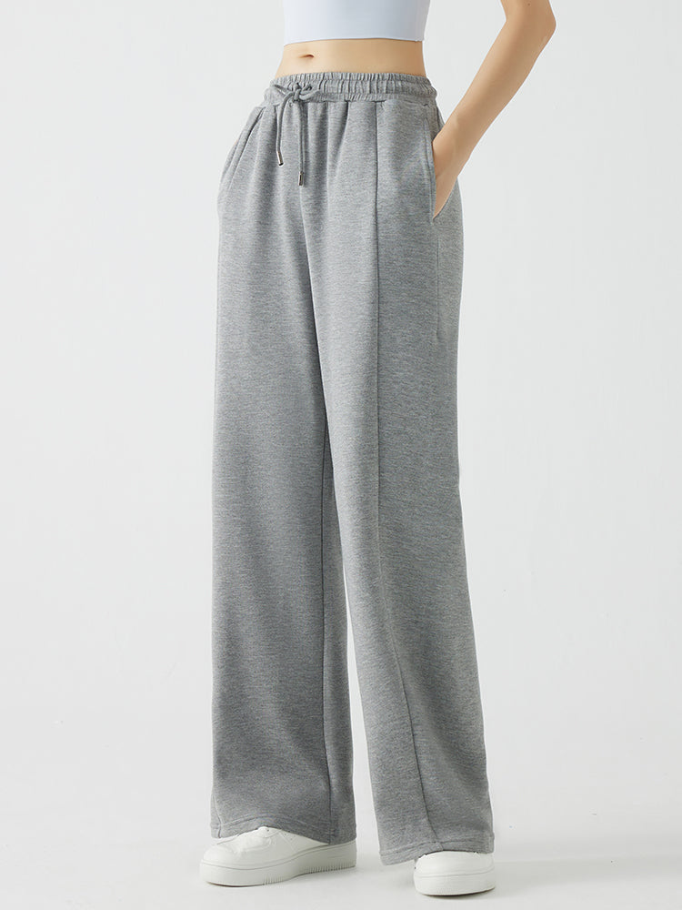 ソフトタッチ スウェットワイドパンツ