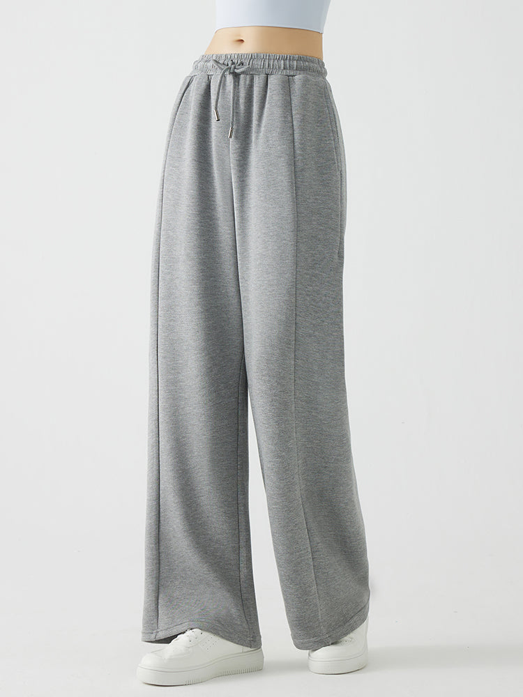 ソフトタッチ スウェットワイドパンツ