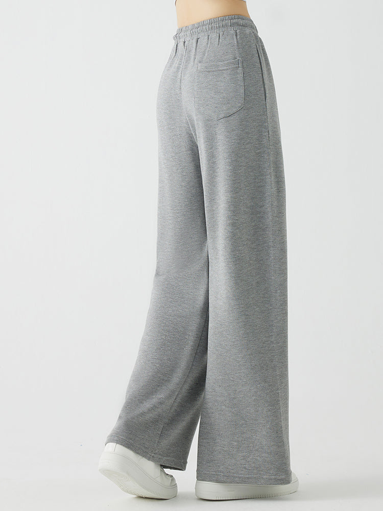 ソフトタッチ スウェットワイドパンツ