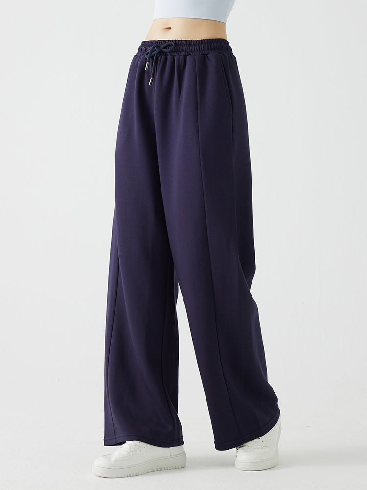 ソフトタッチ スウェットワイドパンツ