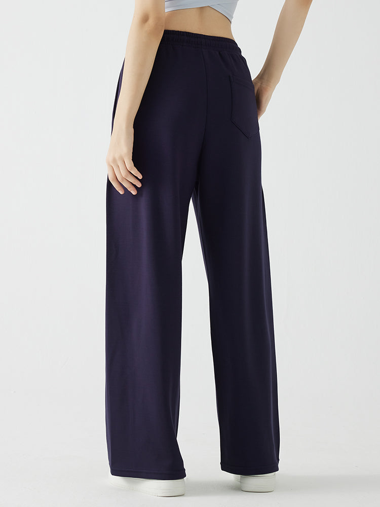 ソフトタッチ スウェットワイドパンツ