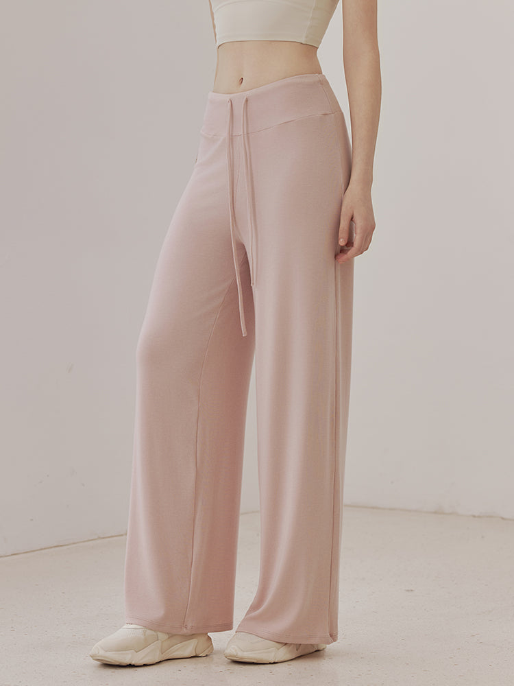 秋冬 ソフト ワイドパンツ