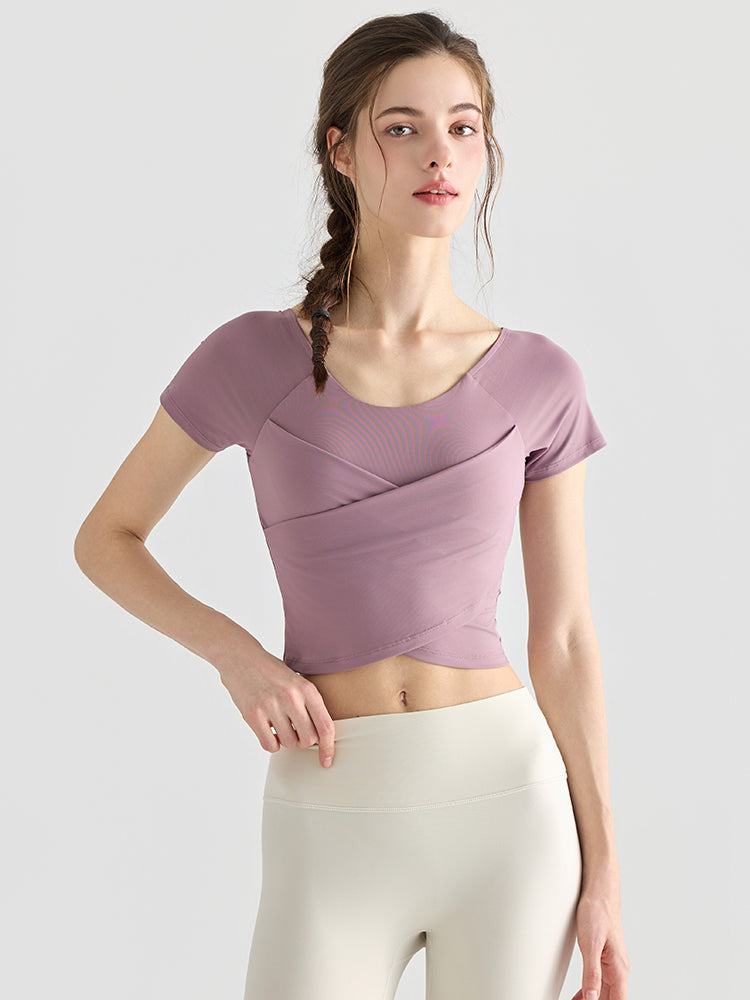 フロント交差 半袖