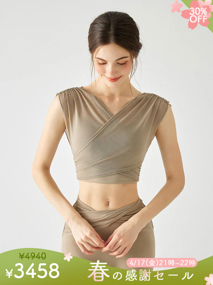 フェイクレイヤード ブラトップ シアー