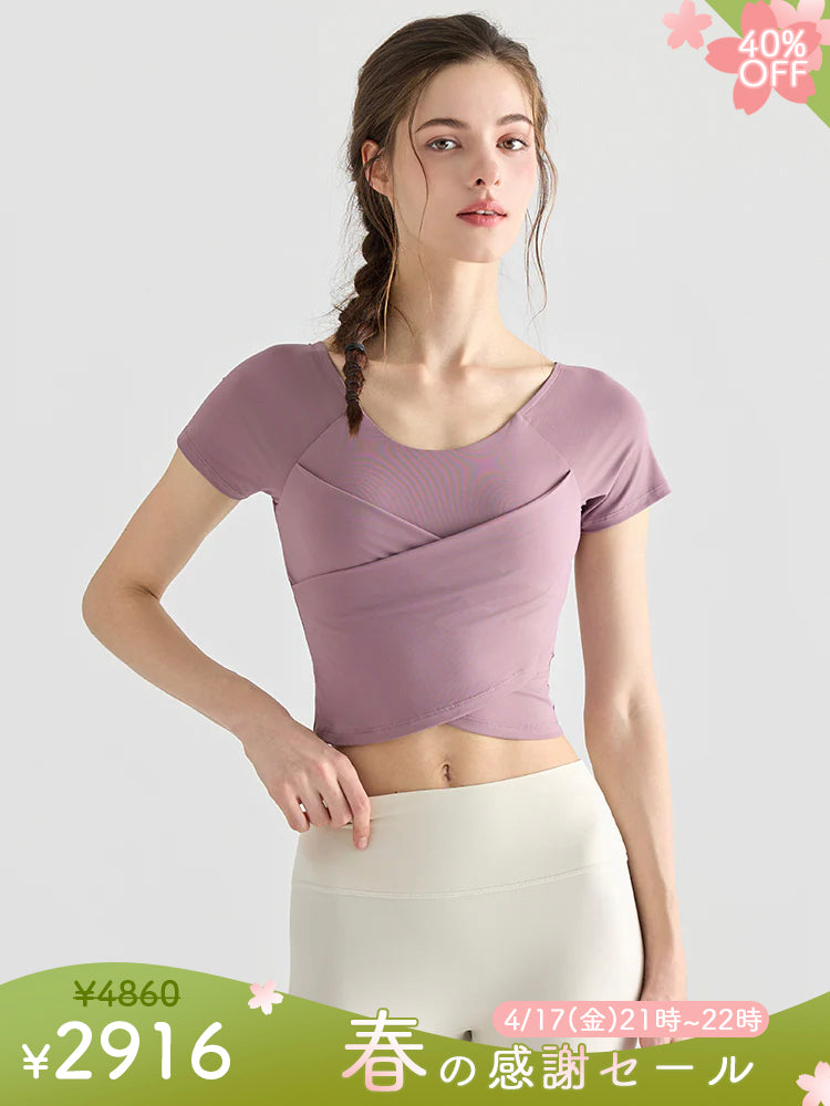 フロント交差 半袖