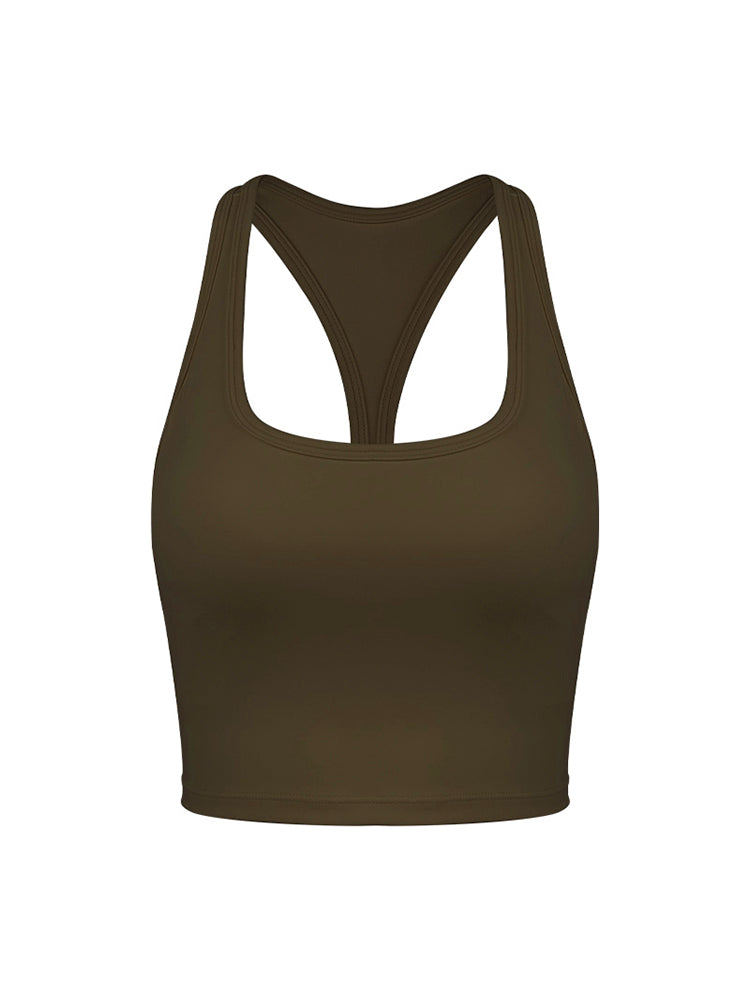 レーサーバック ハイサポートスポーツブラトップ