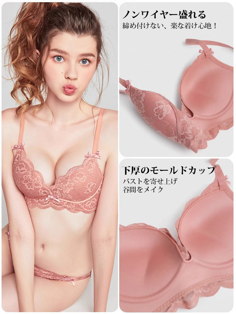 LIKEWILLOW 盛れるノンワイヤーブラ&ショーツ