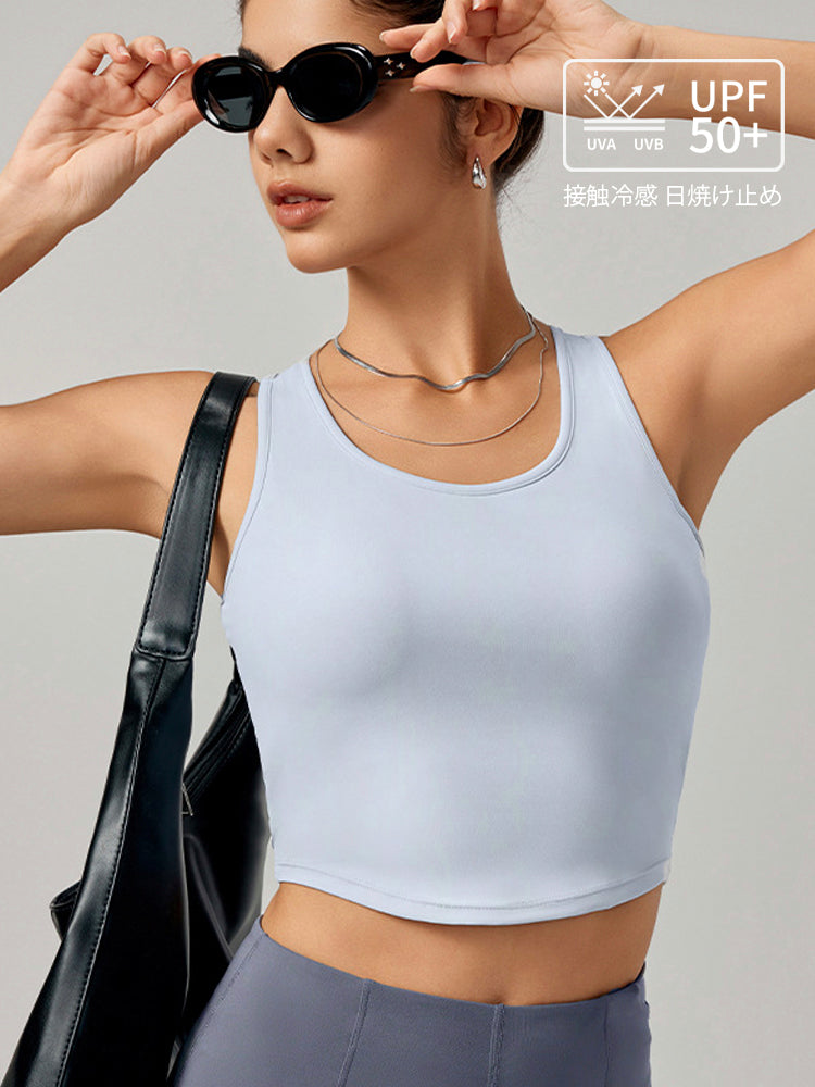 バックスタイル ブラトップス 接触冷感 日焼け止め