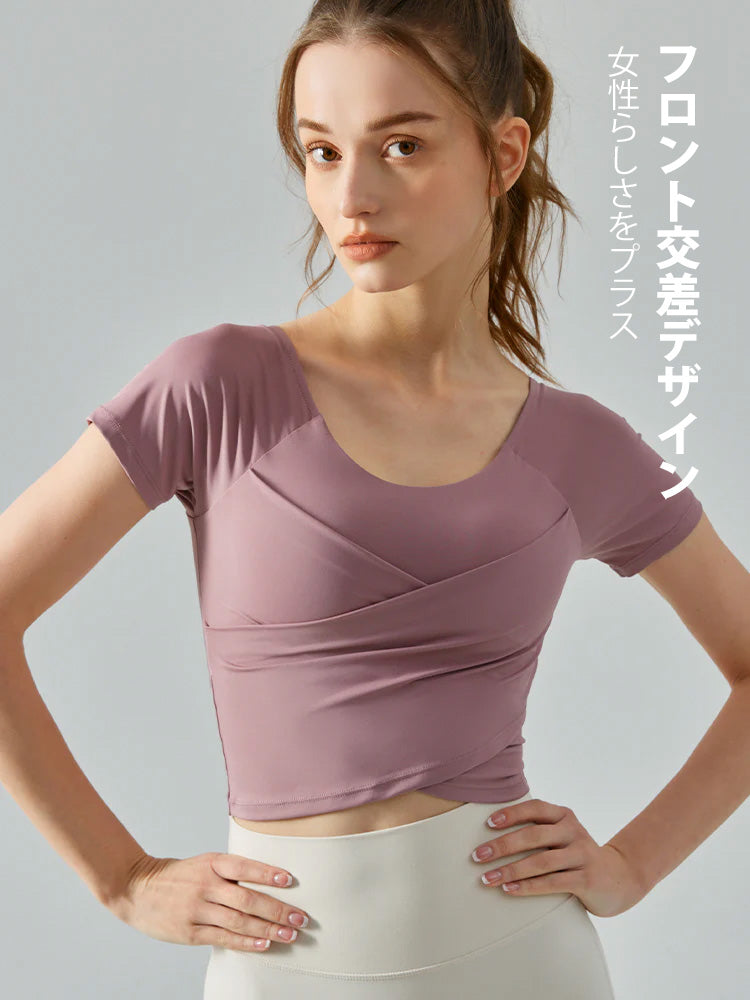 フロント交差 半袖