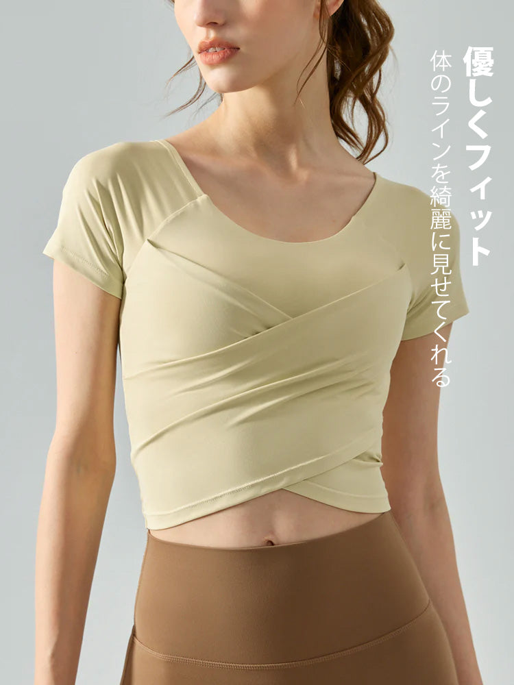 フロント交差 半袖