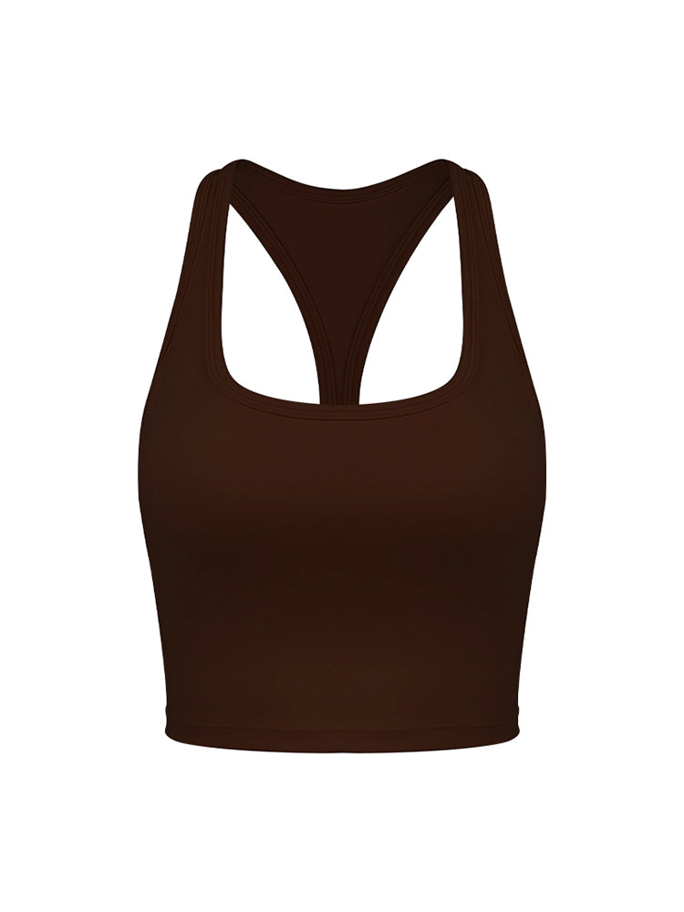 レーサーバック ハイサポートスポーツブラトップ