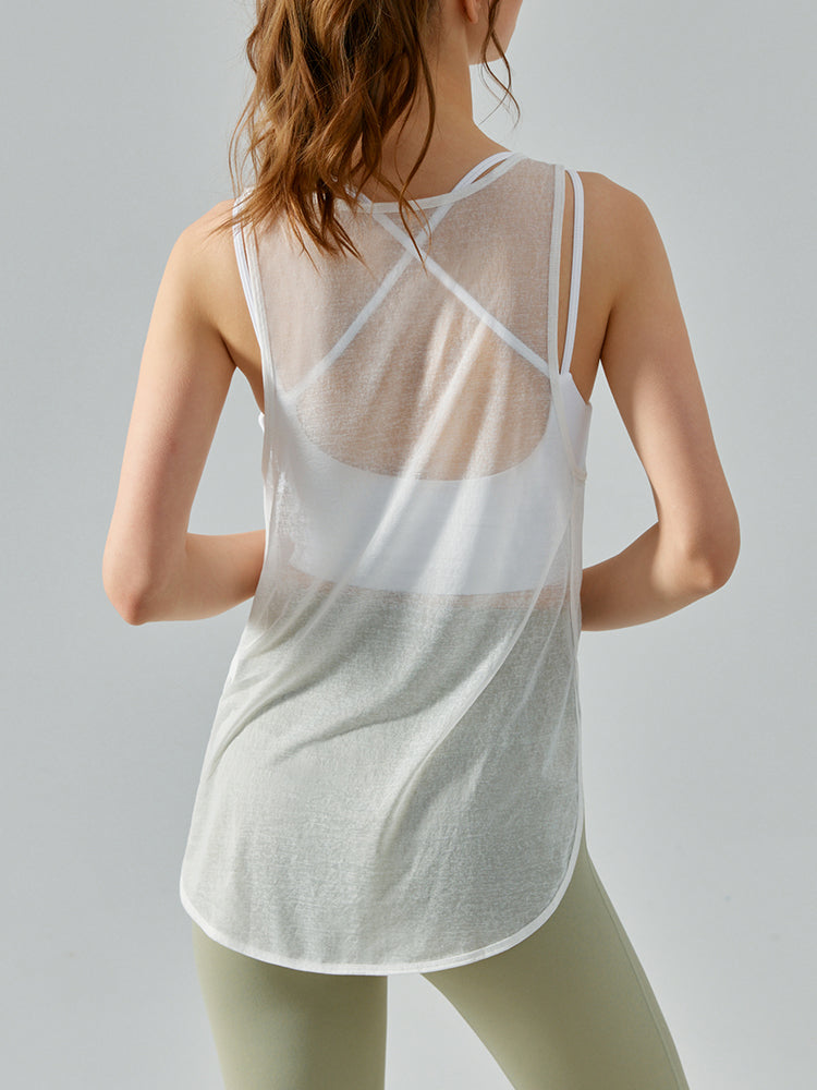 シースルータンクトップ
