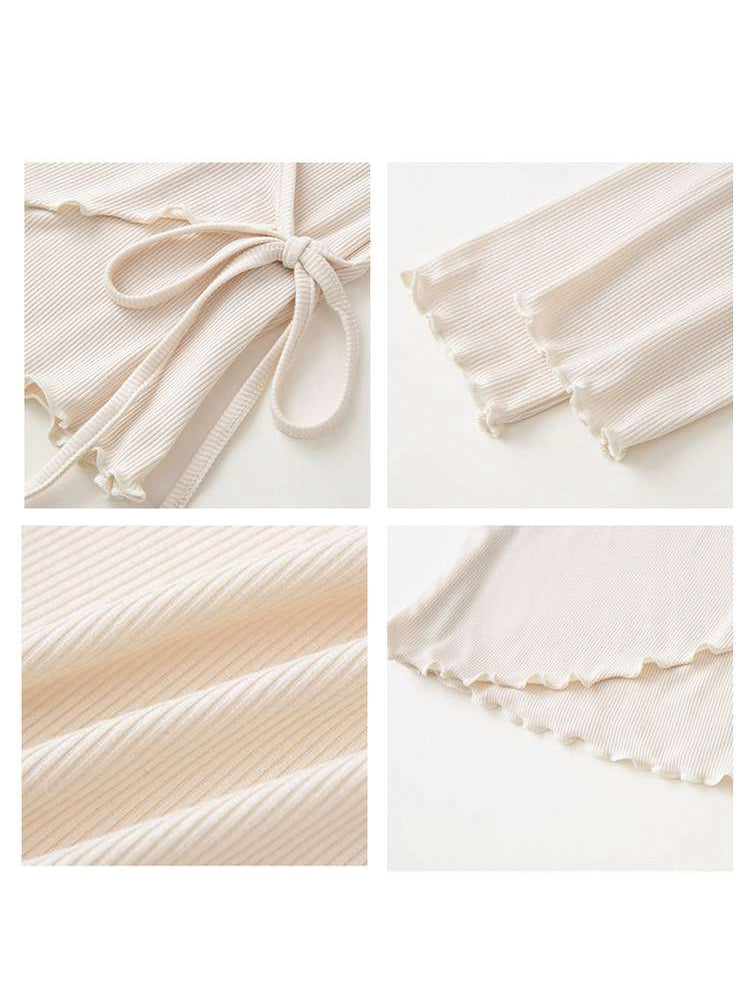 フリルカフス 速乾 羽織り ヨガトップ