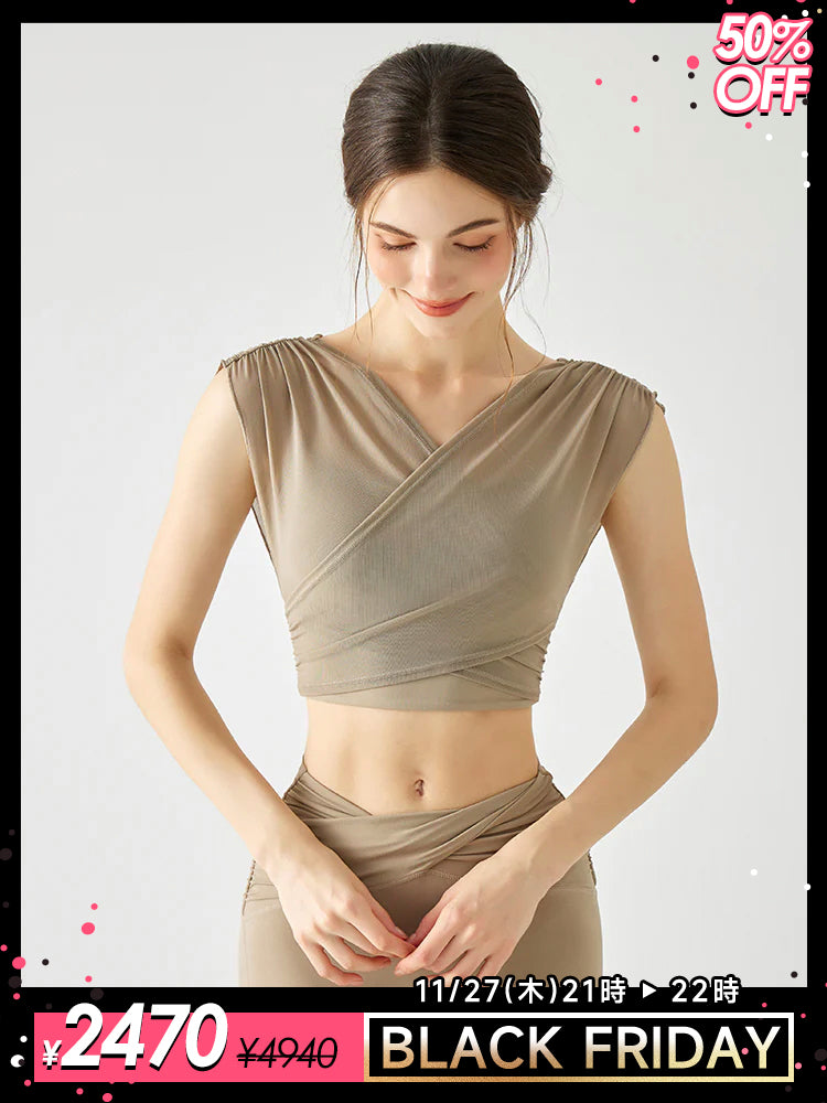 フェイクレイヤード ブラトップ シアー