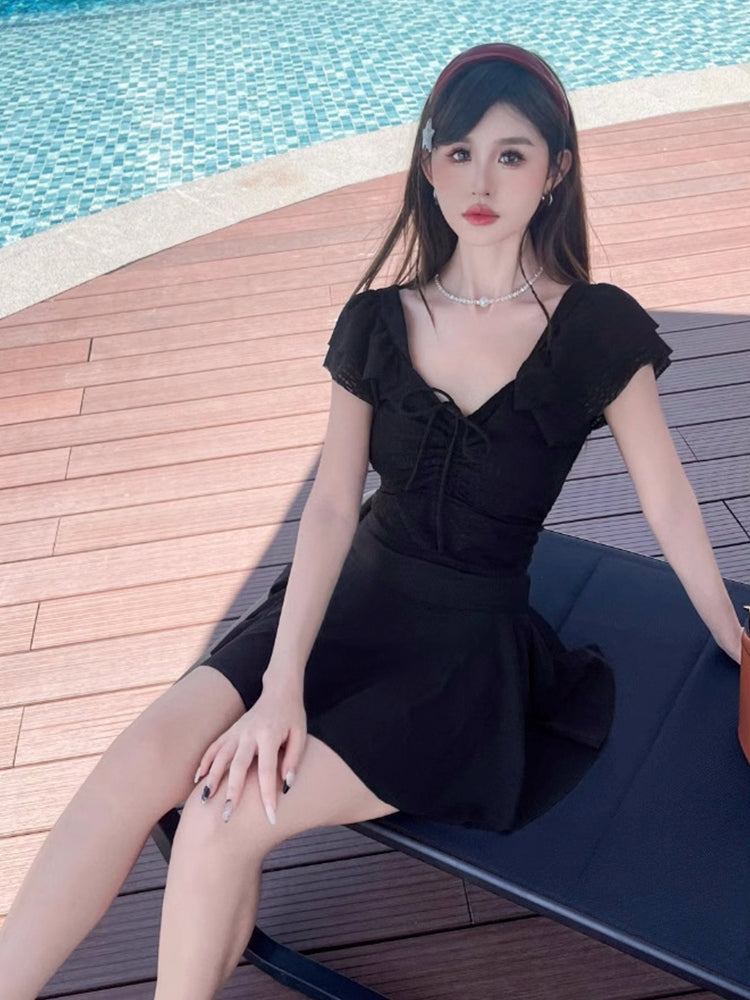 フレアスカート セパレート お洋服っぽい水着 ノンワイヤー