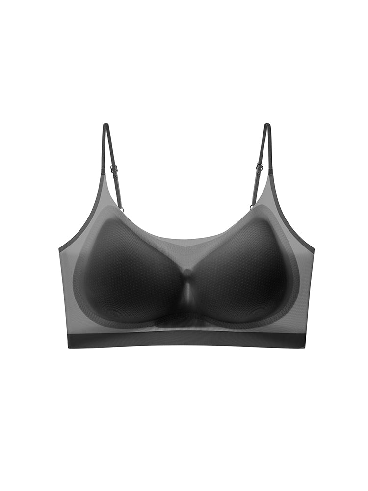 美背 超薄 ノンワイヤー シームレス ブラジャー