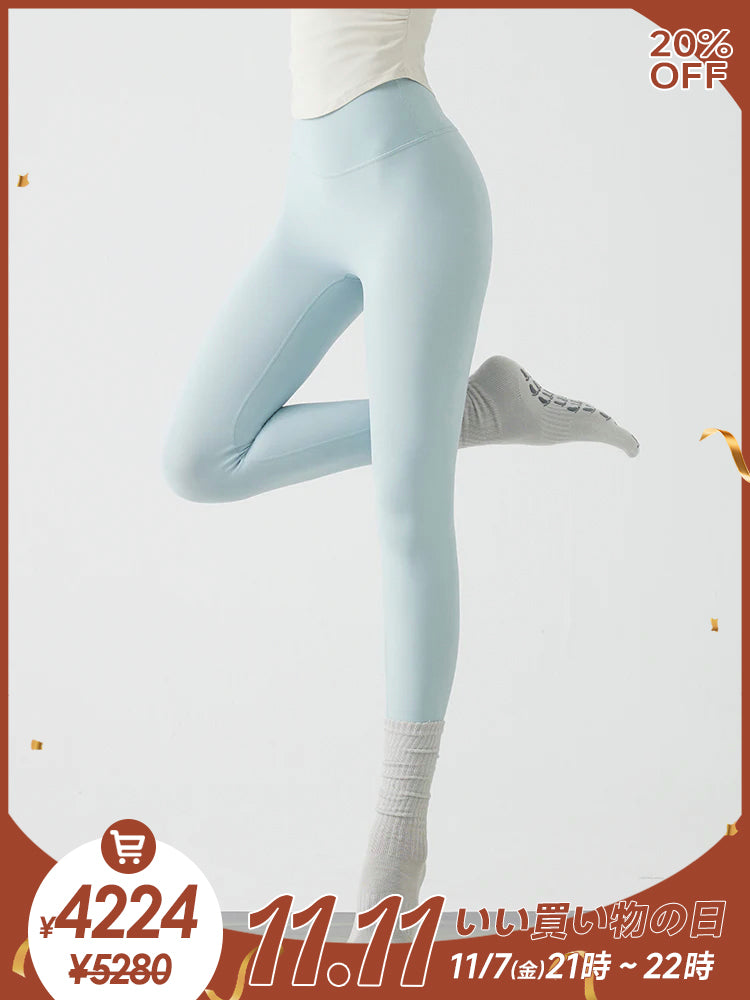 『新色追加』LYCRA® シームレス ヒップアップ レギンス