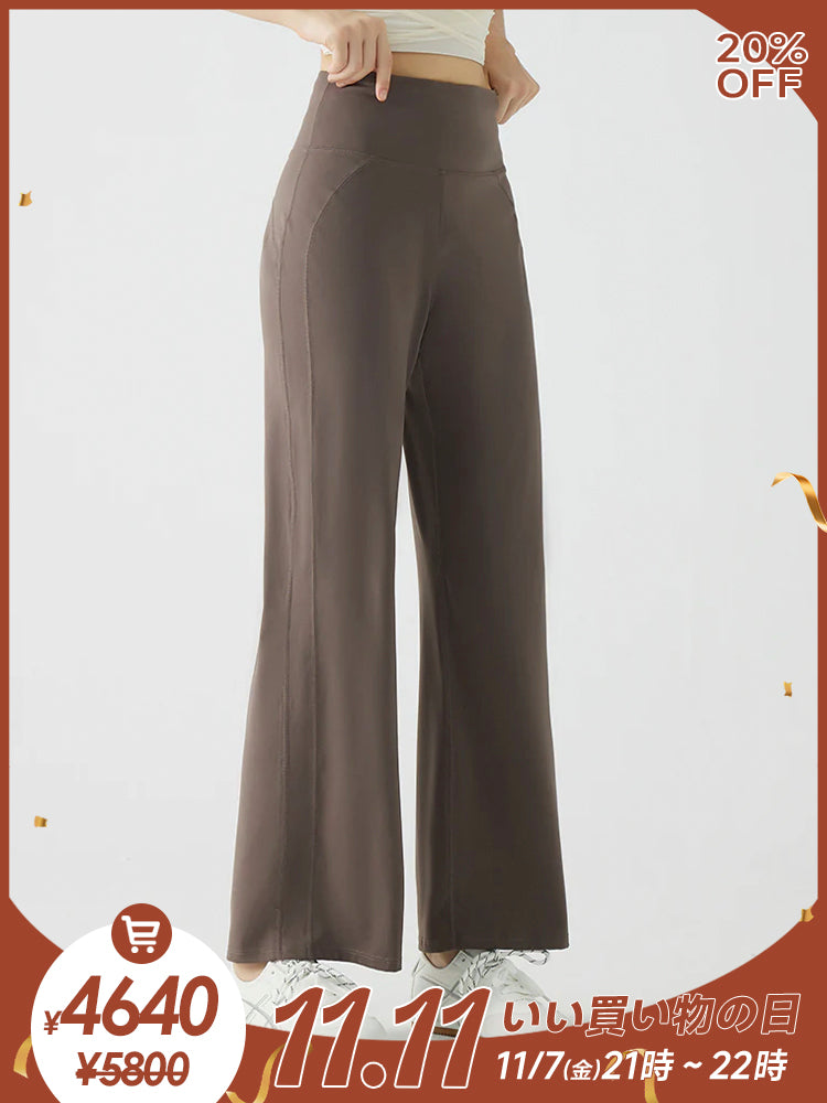 ゆったりシルエット ハイウエストレギンス