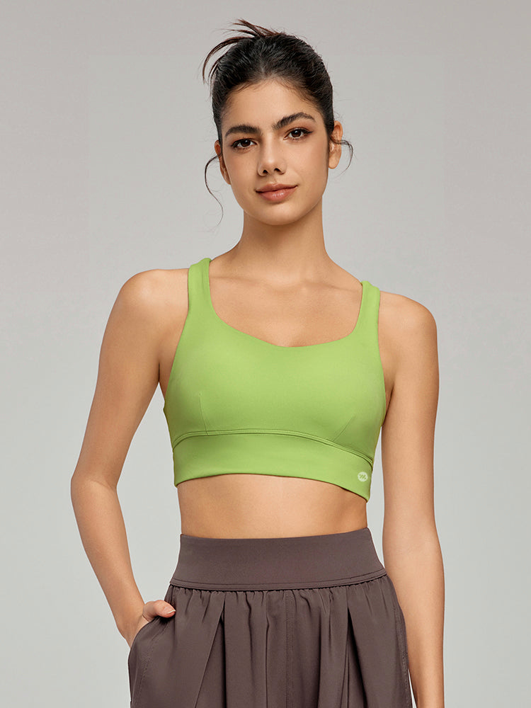 ウィーブバック 背中見せ スポーツブラ