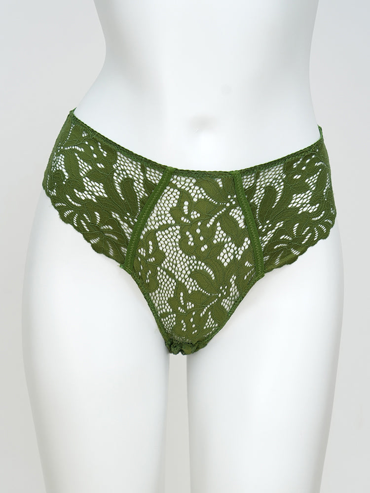 【ノンパテッド】軽い!柔らかい総レース下着セット