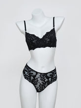 【ノンパテッド】軽い!柔らかい総レース下着セット