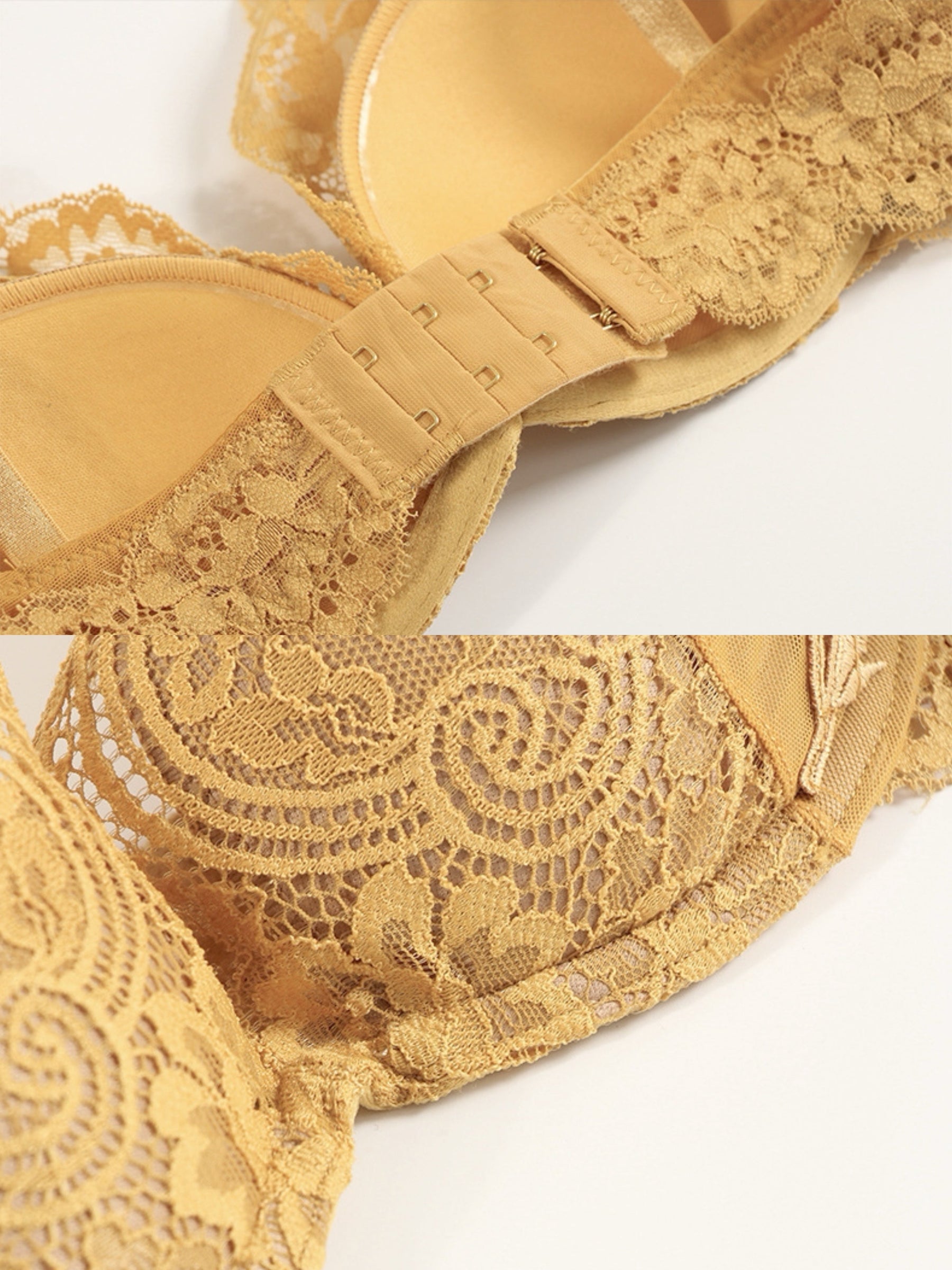 LIKEWILLOW 肩までレースブラ&ショーツ