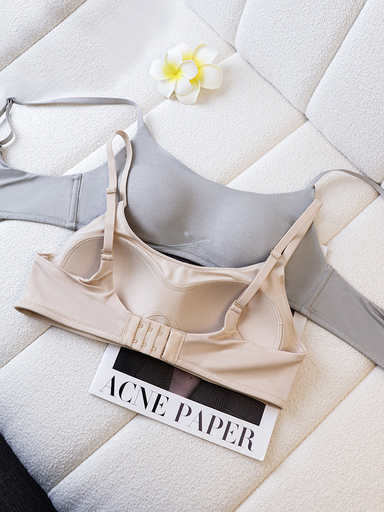 LIKEWILLOW モーダルノンワイヤーブラ 薄くて肌触りよい