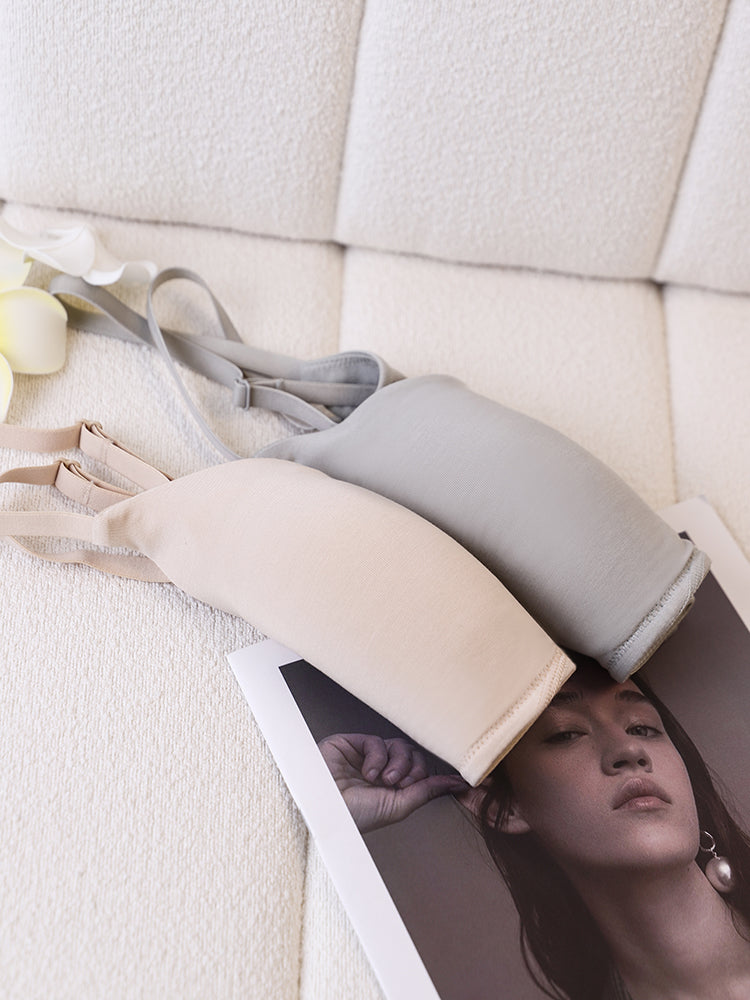 LIKEWILLOW モーダルノンワイヤーブラ 薄くて肌触りよい