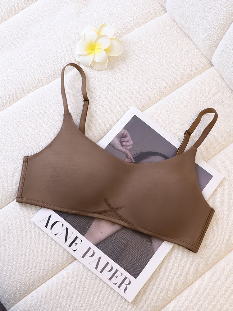 LIKEWILLOW モーダルノンワイヤーブラ 薄くて肌触りよい