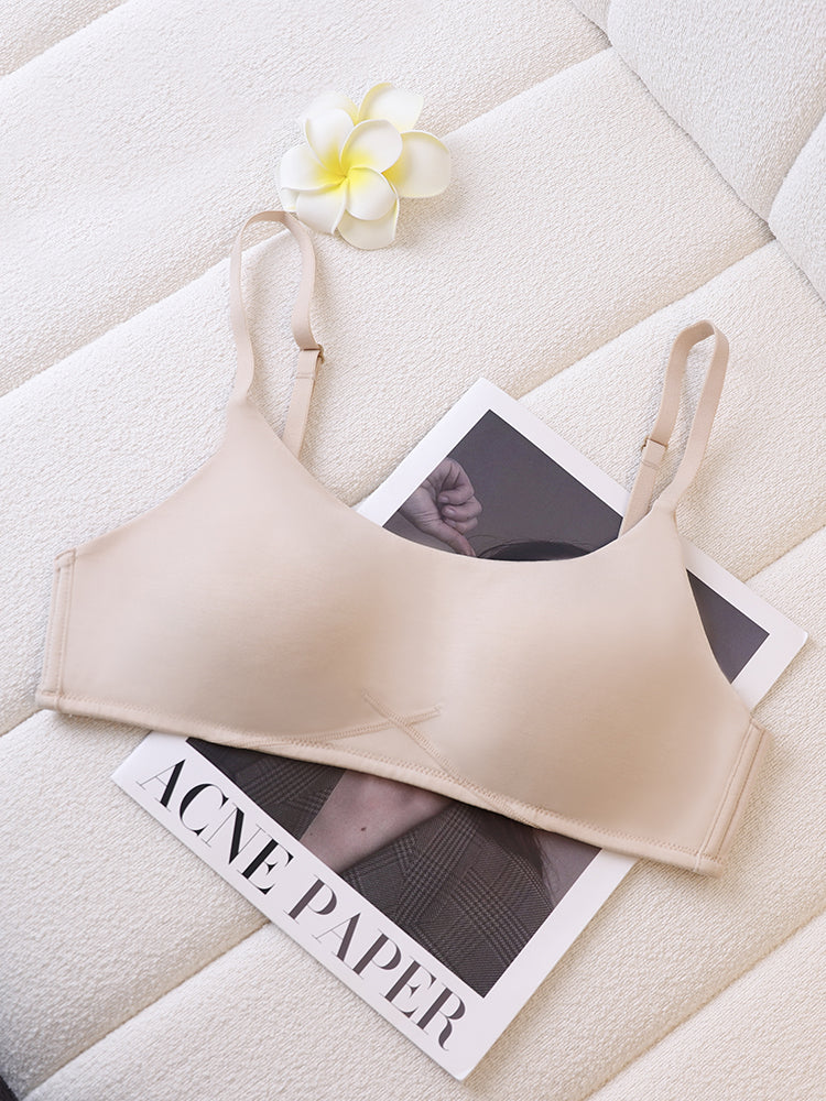 LIKEWILLOW モーダルノンワイヤーブラ 薄くて肌触りよい