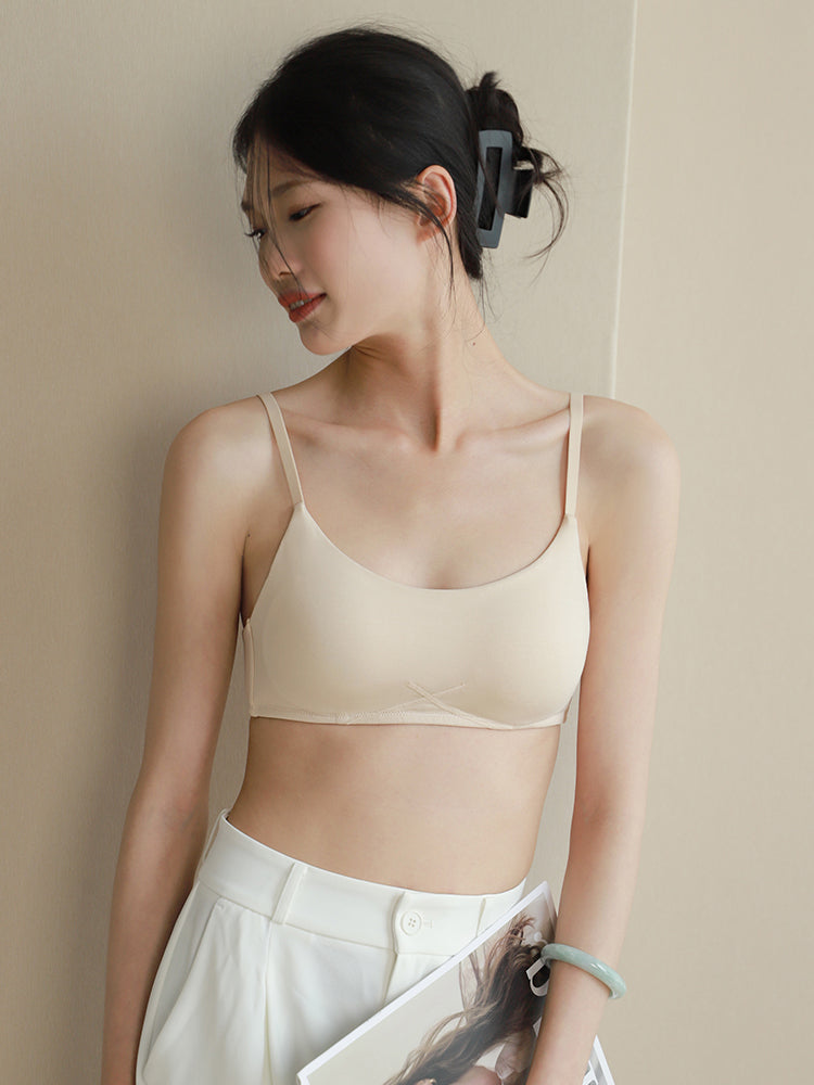 LIKEWILLOW モーダルノンワイヤーブラ 薄くて肌触りよい