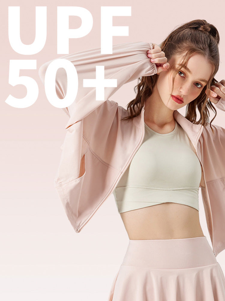 ひんやり冷感 UV加工 ラッシュガードパーカー